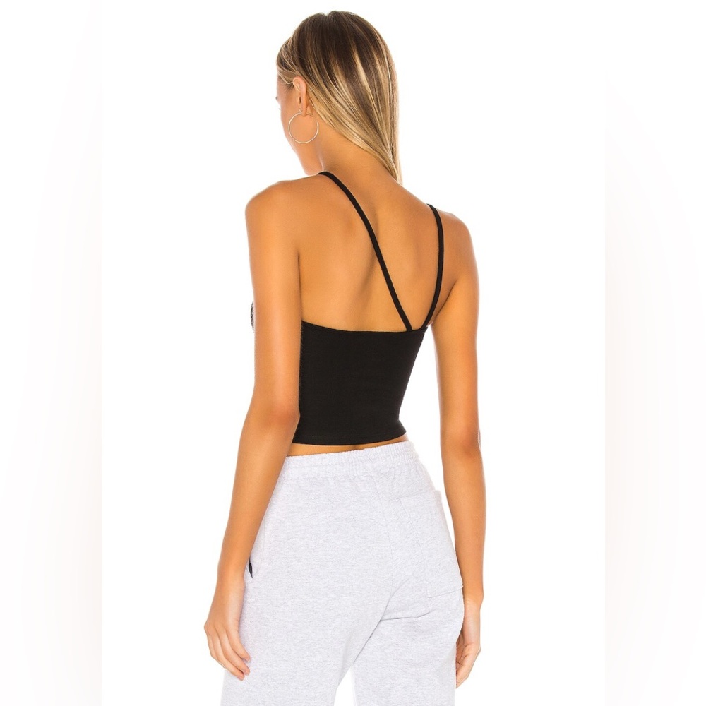 Lover and Friends Carter Top Black Strappy Crop Top - Picture 6 of 9